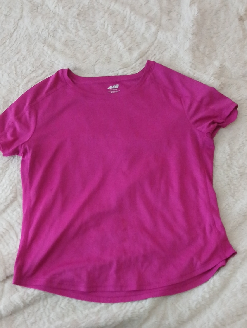 Bright Magenta Short Sleeve Athletic Tee